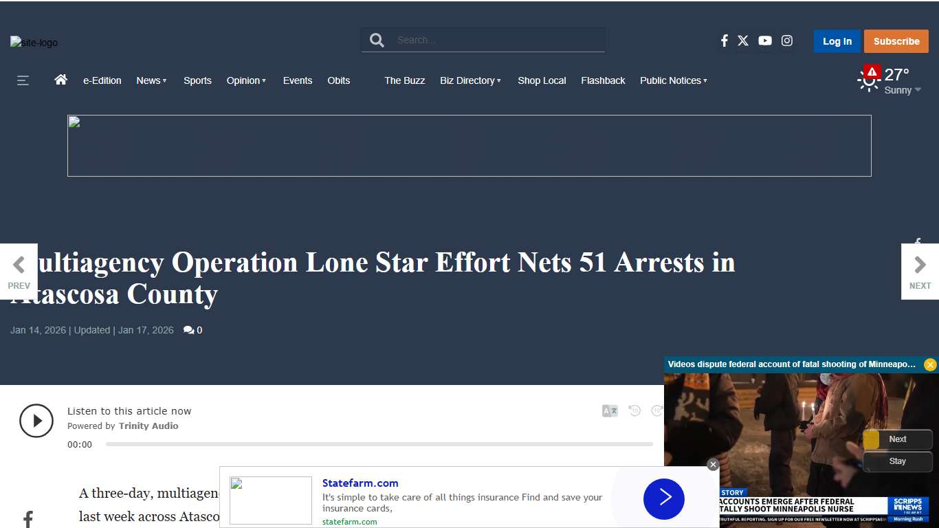 Multiagency Operation Lone Star Effort Nets 51 Arrests in Atascosa County News pleasantonexpress.com